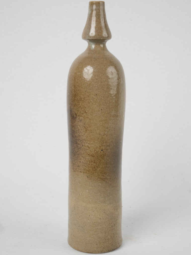 Classic handmade French pottery bottle