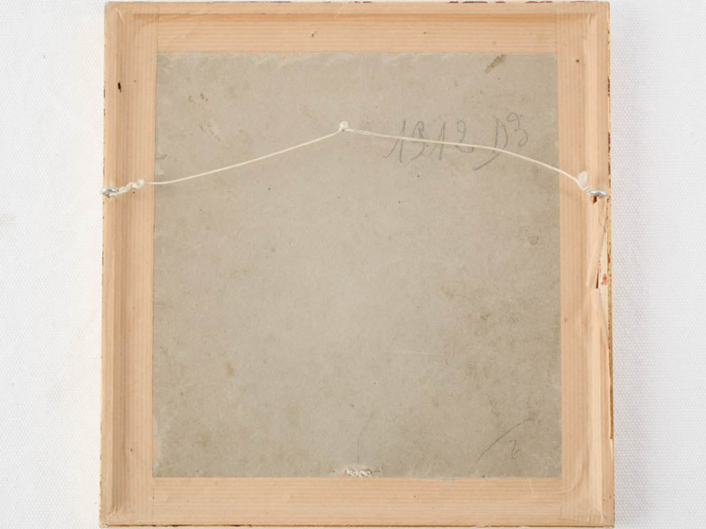 Delicate gilt-framed cutout