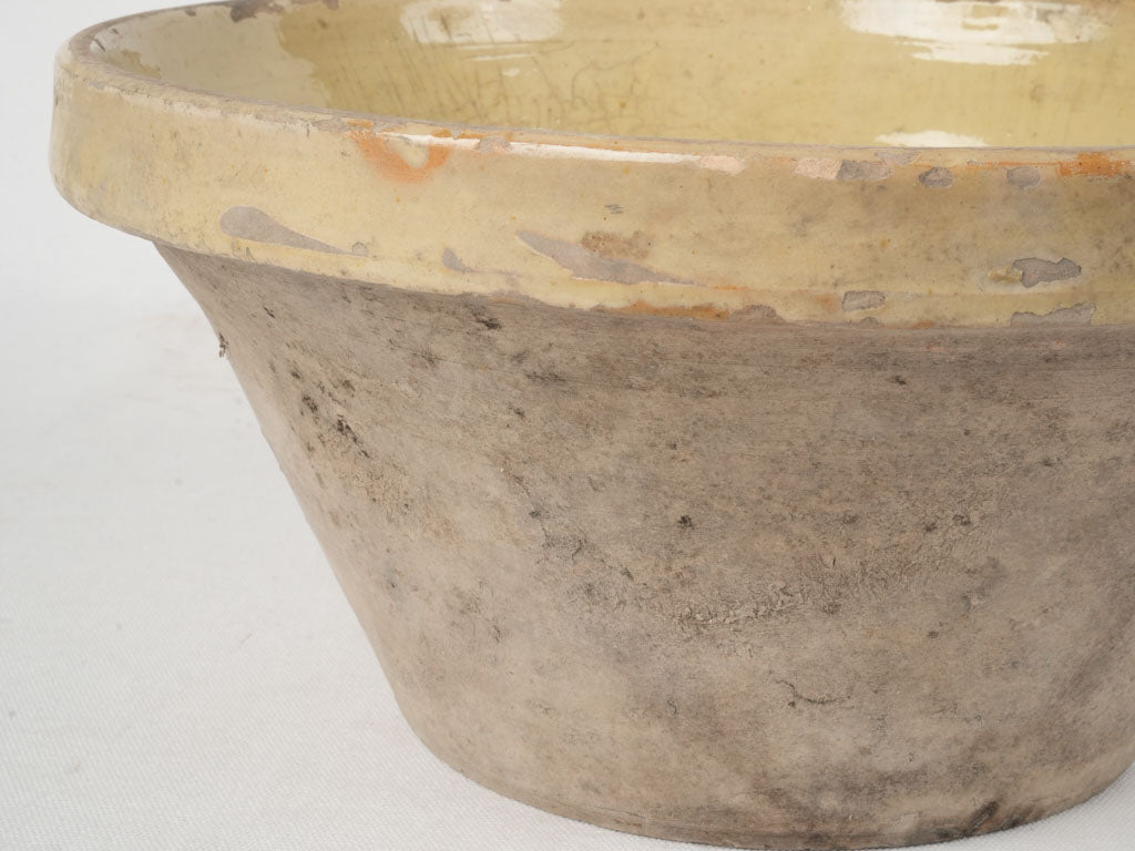 Historic glazed ceramic fruit container  