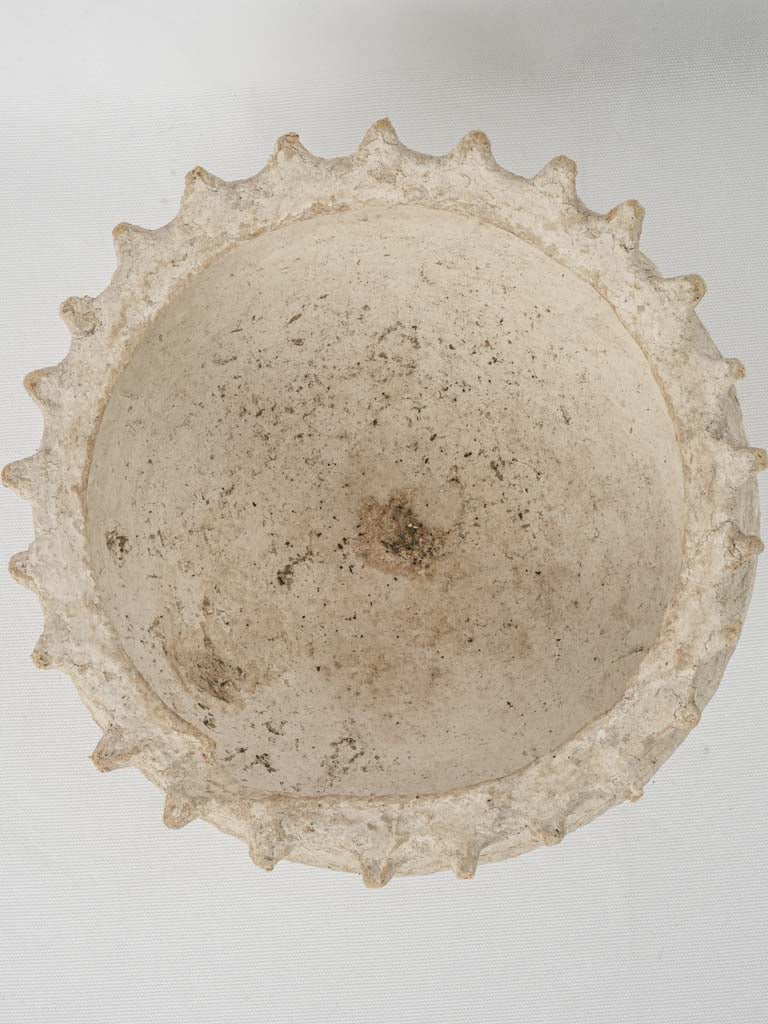 Round footed bowl - paper mache 6¾"