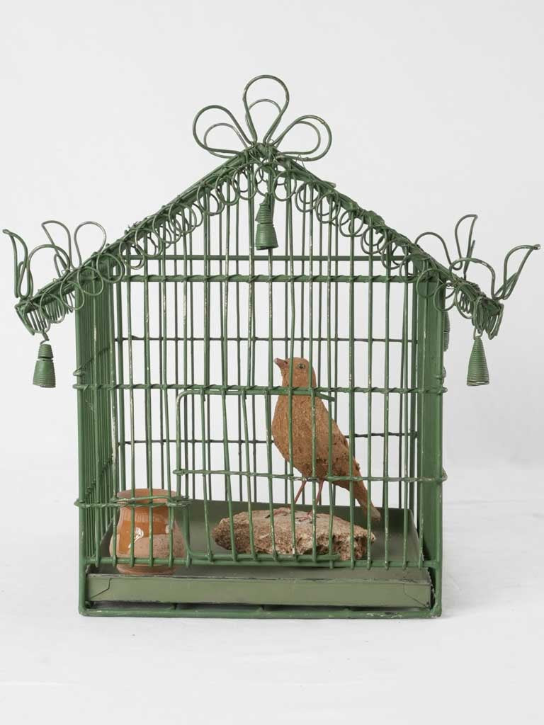 Early-century provincial birdcage silhouette