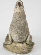 Aged reconstituted seal sculpture