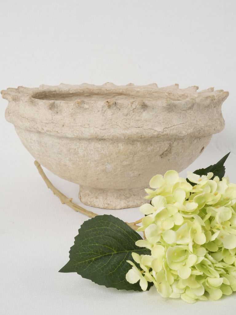 Round footed bowl - paper mache 6¾"