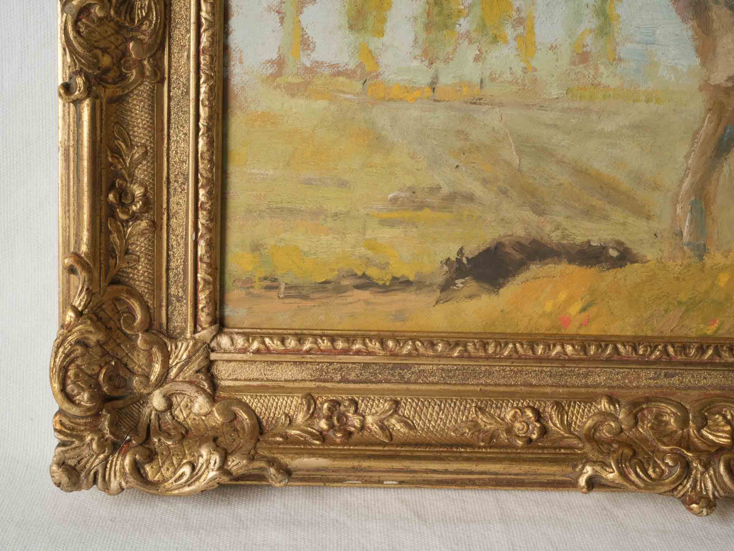 Decorative framed historical artwork