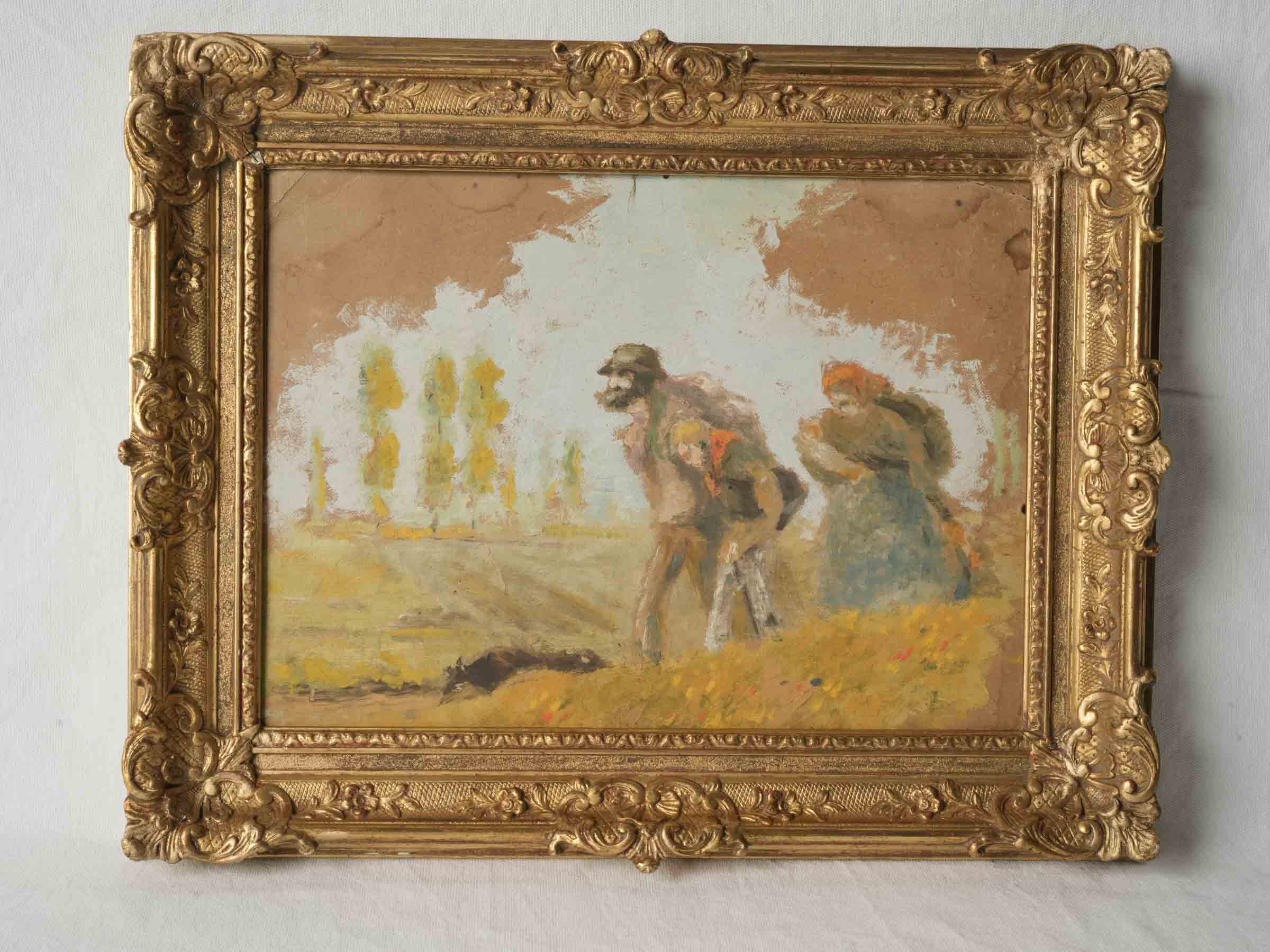Warm palette family tableau