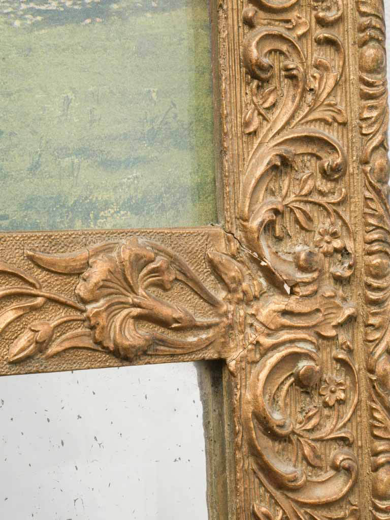 Classic romantic rural imagery mirror  