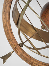 Vintage-style wooden astrological sphere
