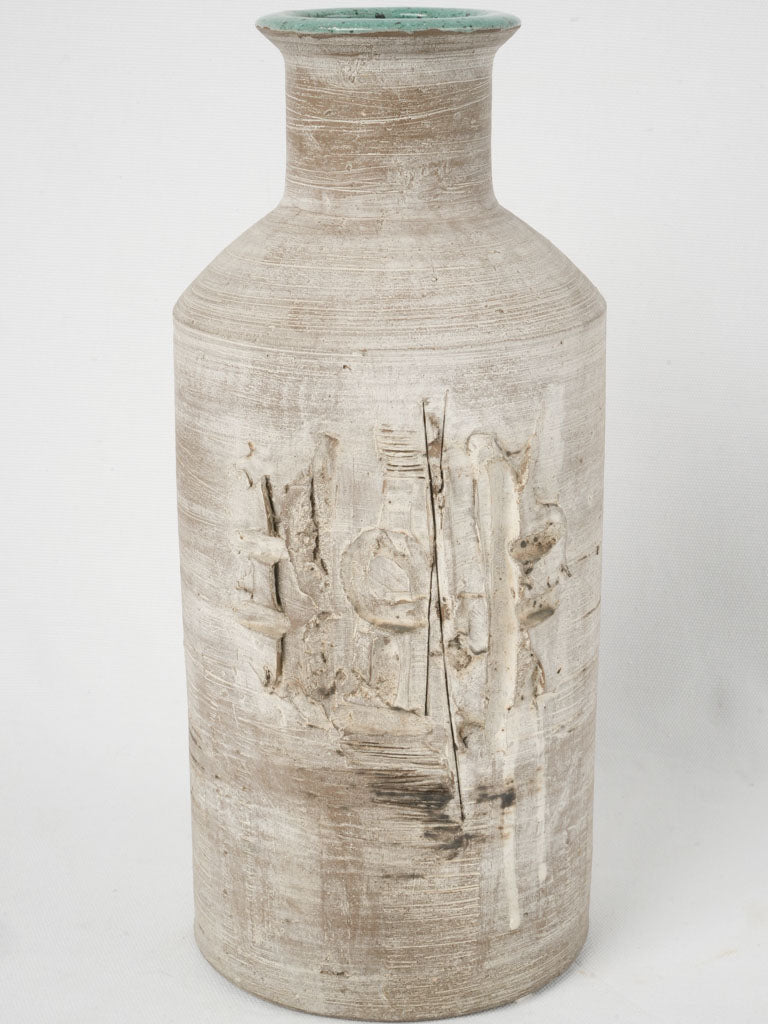 Matte finish mid-century ceramic sculpture