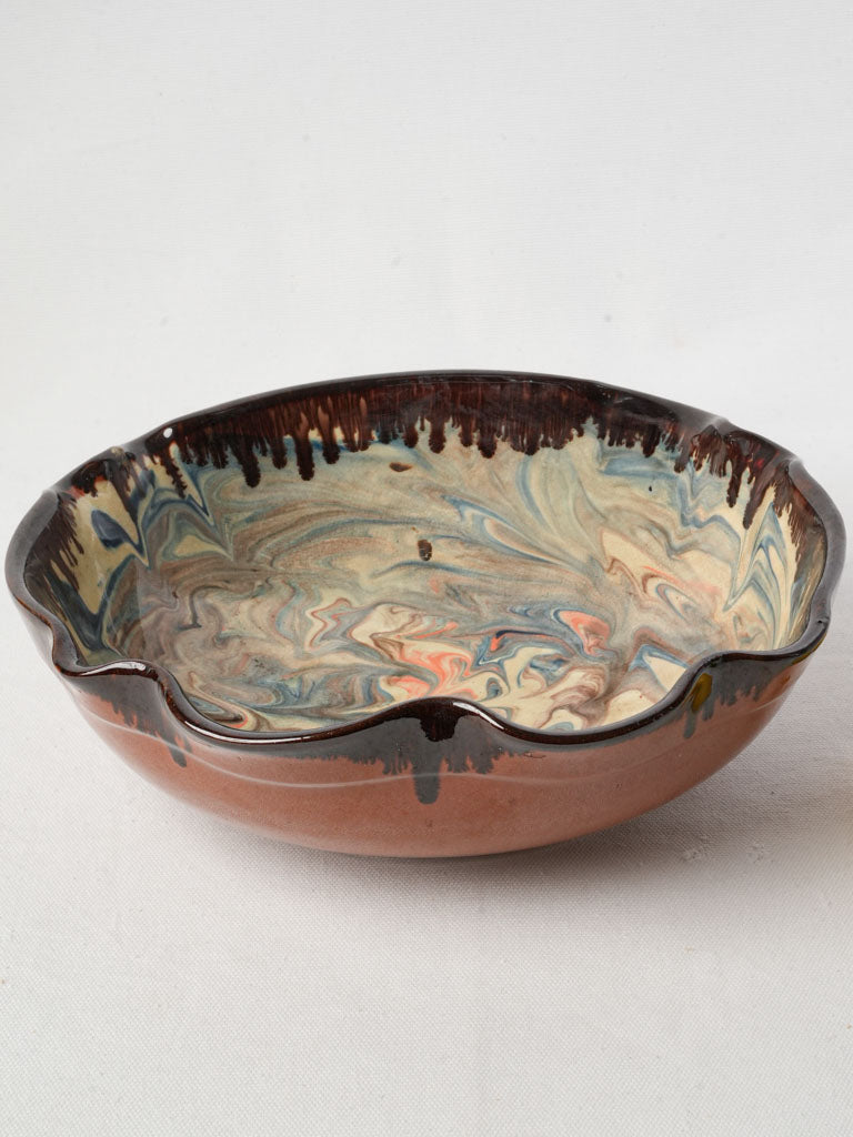 Sculptural 1960s ceramic centerpiece