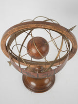 French antique celestial armillary sphere