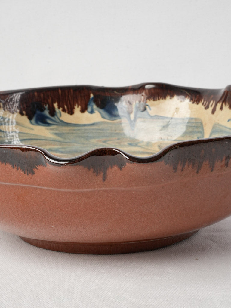 Organic texture decorative bowl