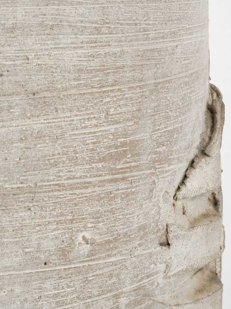 Antique granular matte finish ceramic art