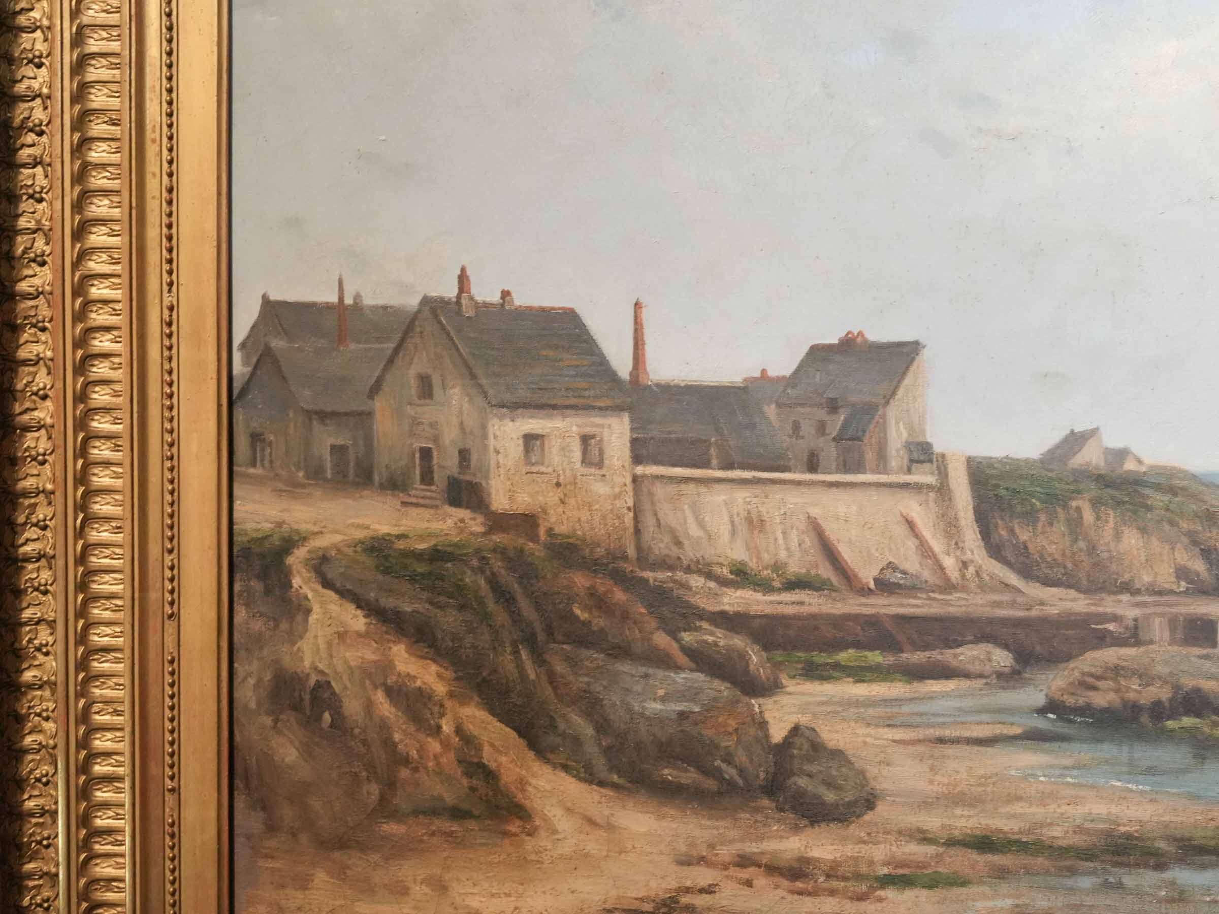 Elegant 19th-century seascape decor  