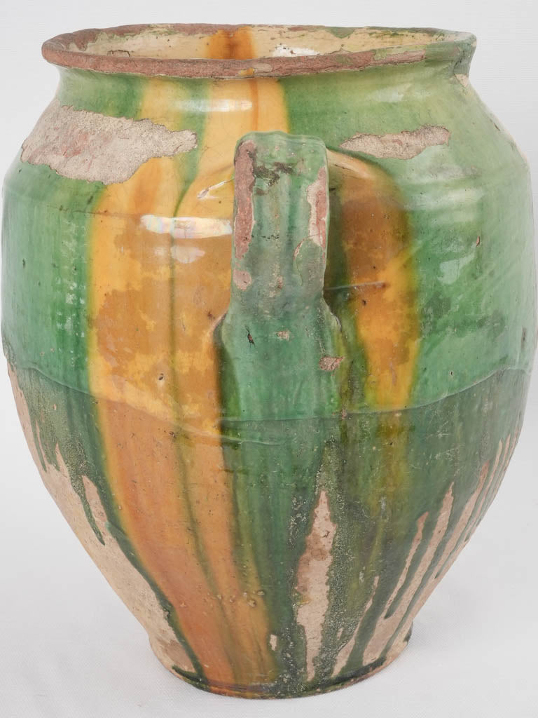 Charming provincial style ceramic confit pot