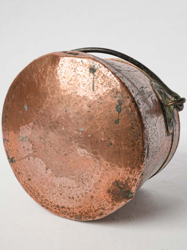 Weathered small French baking cauldron  