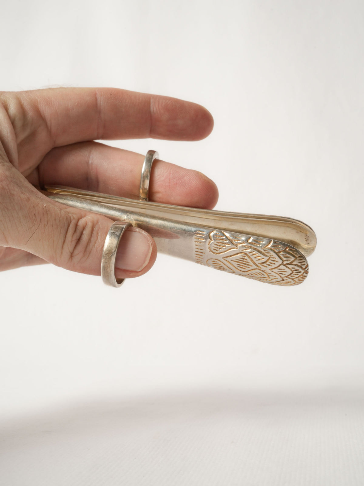 Antique French Asparagus Tongs