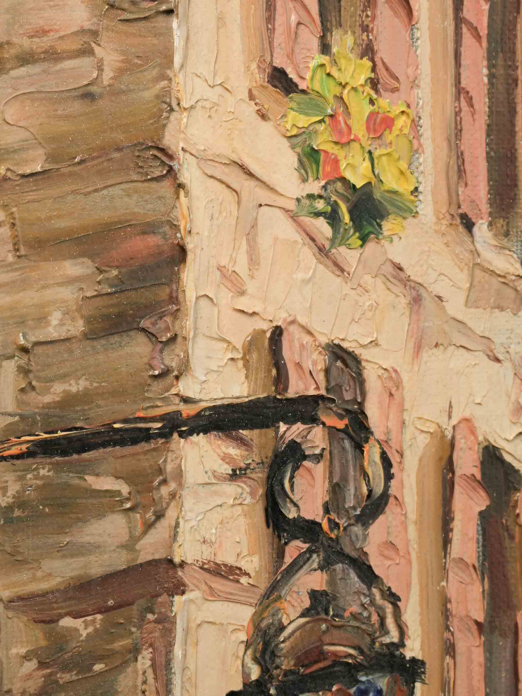 Lively southern French market painting  