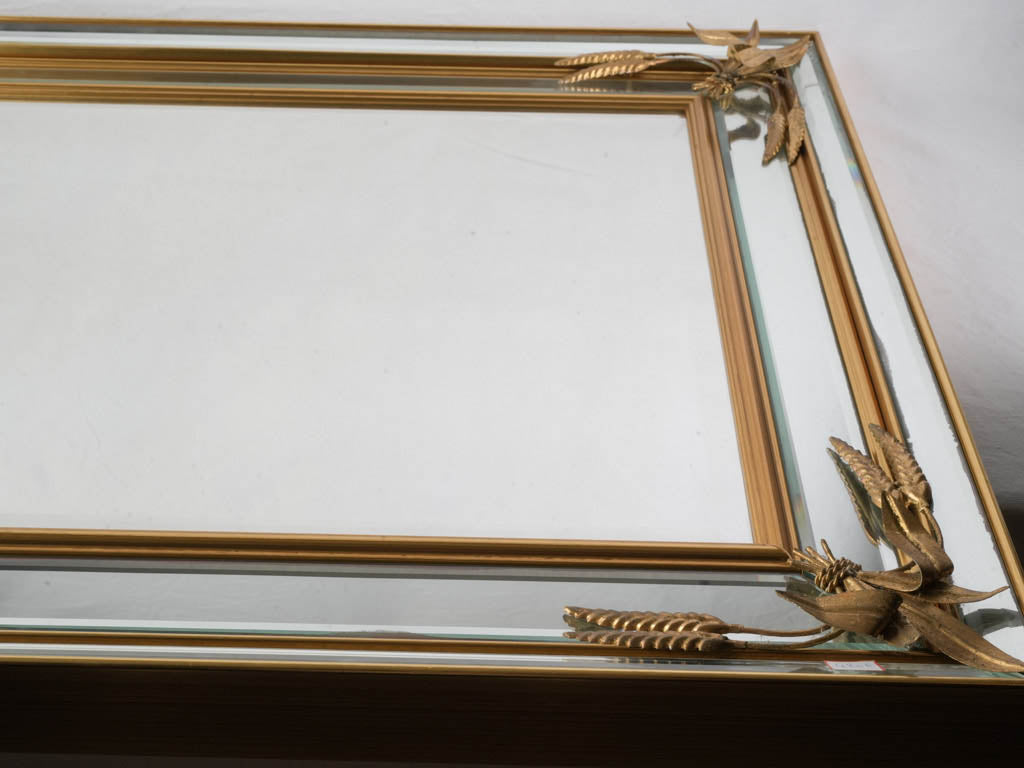 Classic mirror with polished glamour.