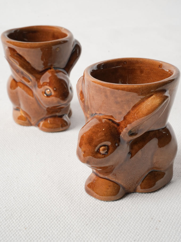 French country style egg cups  