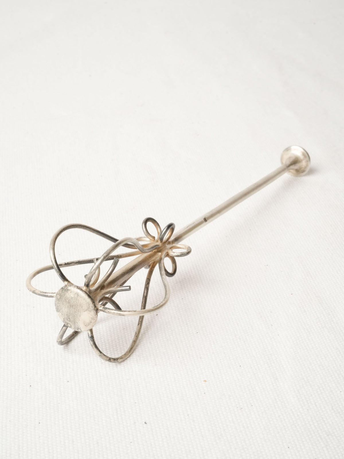 Elegant Vintage Miniature Cocktail Whisk
