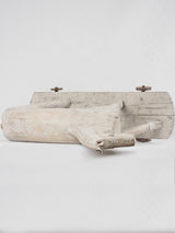 Antique French wooden horse on wheels 30¼"
