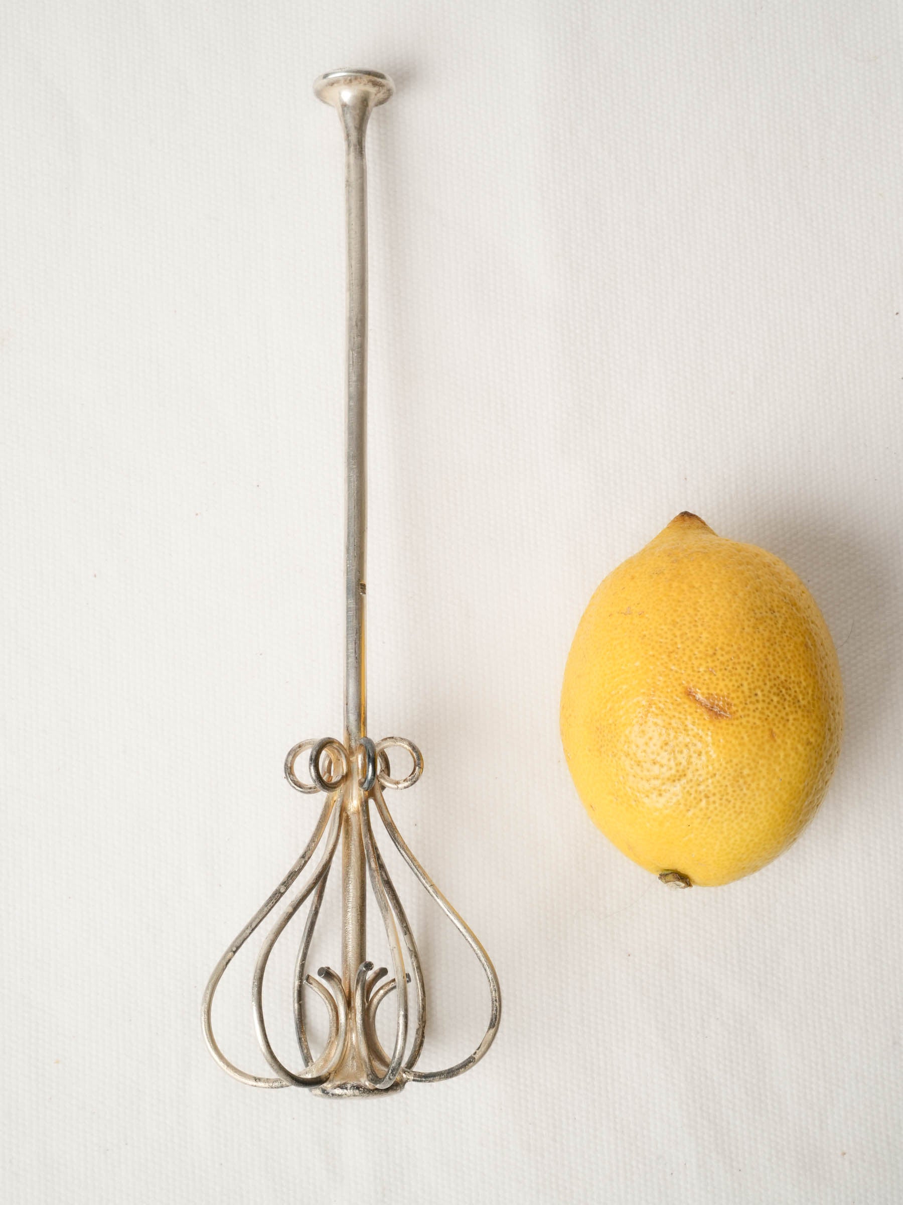 Elegant Vintage Miniature Cocktail Whisk