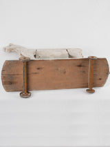 Antique French wooden horse on wheels 30¼"