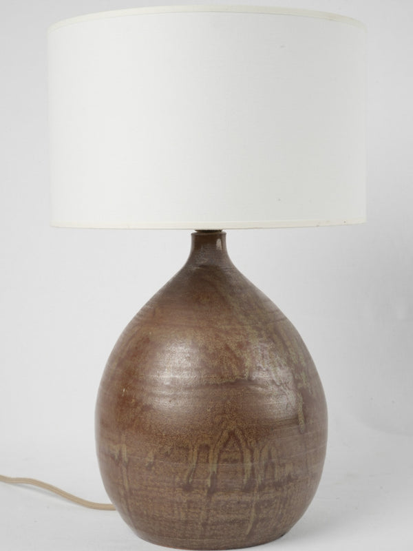 Vintage French ceramic table lamp