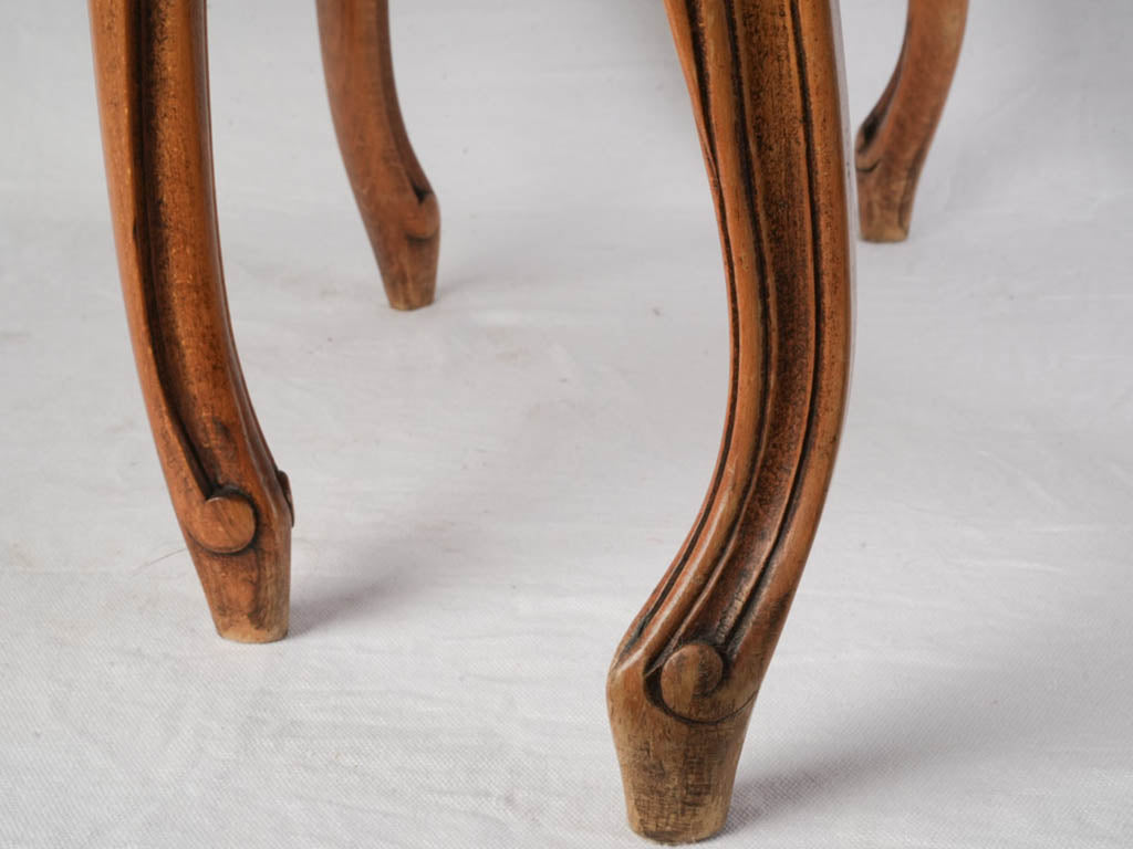 Graceful Silhouette Cabriole Armchairs  