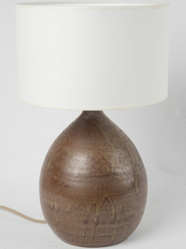 Handcrafted Anduze artisanal ceramic lamp