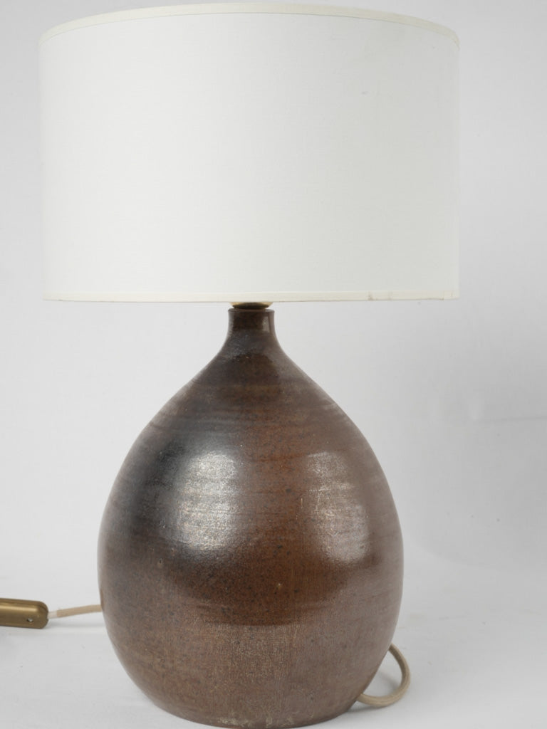 Unique signed ceramic table lamp