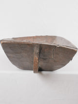 Antique French wooden dough bowl 35¾"