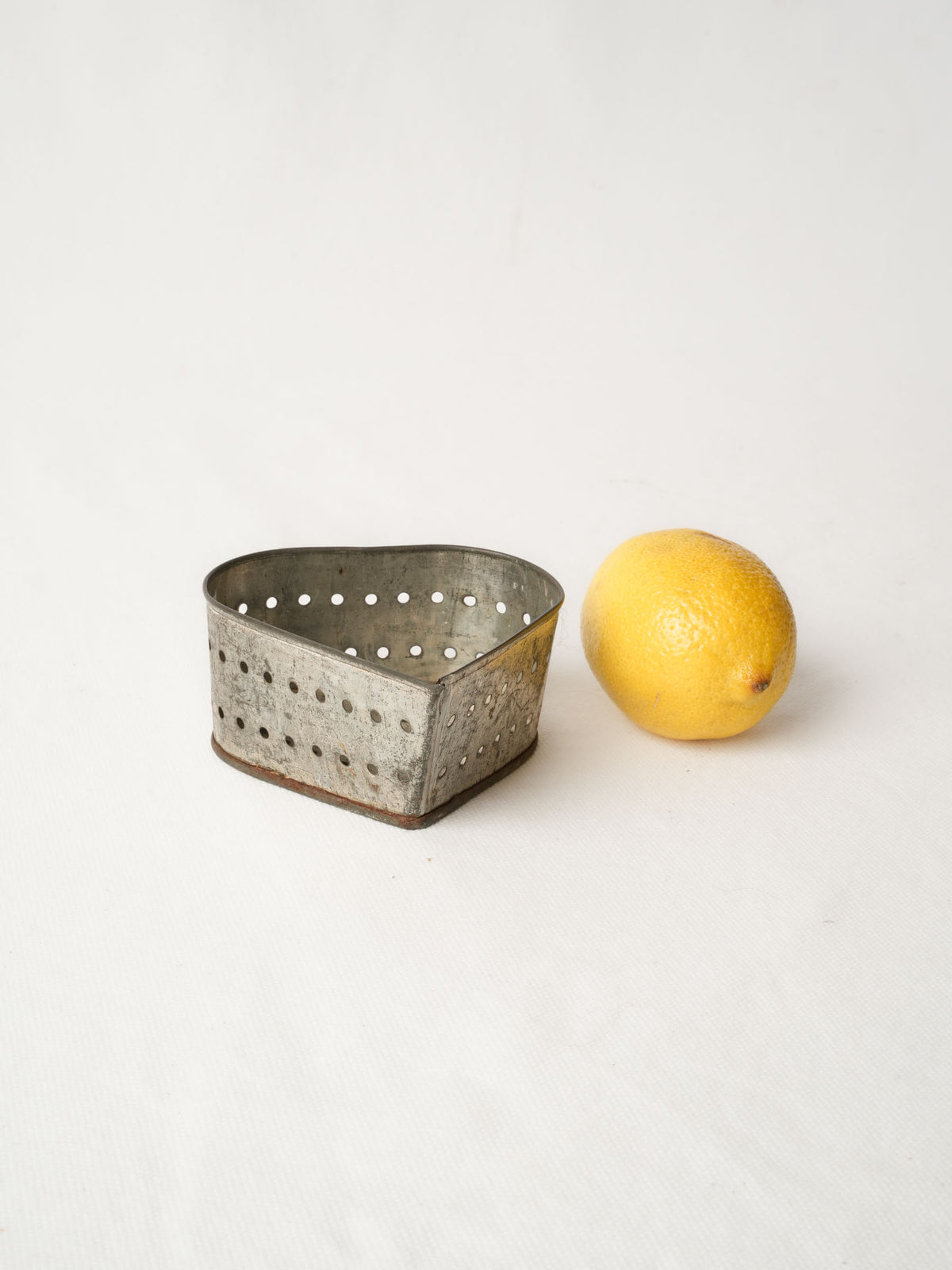 Vintage Heart-Shaped Cheese Mould