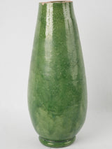 Classic solid green French Biot vase