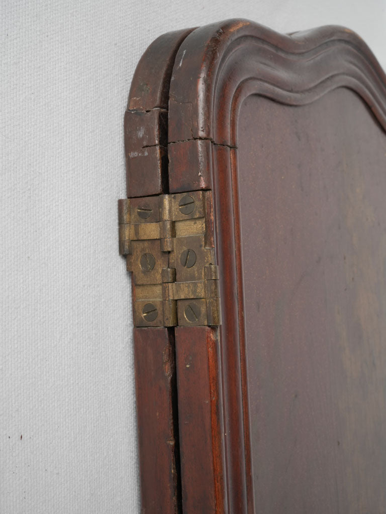 Dark-toned 19th-century privacy panel