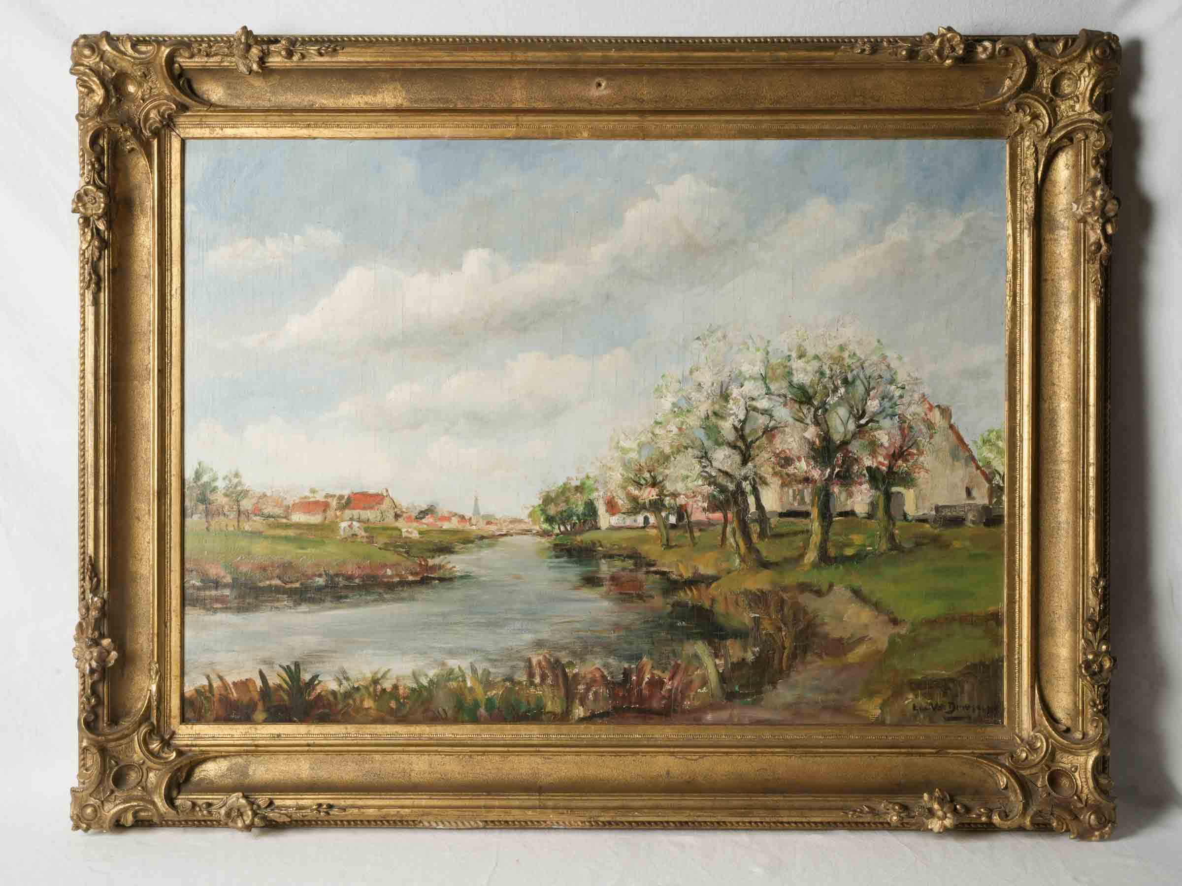 Luminous classical art piece.