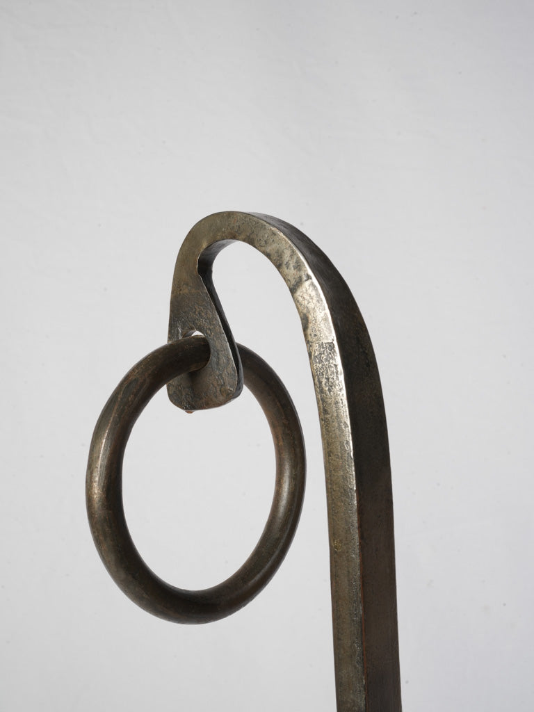 Caramel leather strap accent lamp