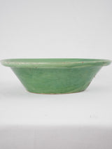 Antique French green Tian bowl 14¼"