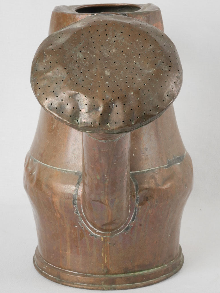 Vintage, French countryside copper can
