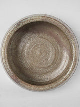 Intricate ribbed ceramic fruit bowl
