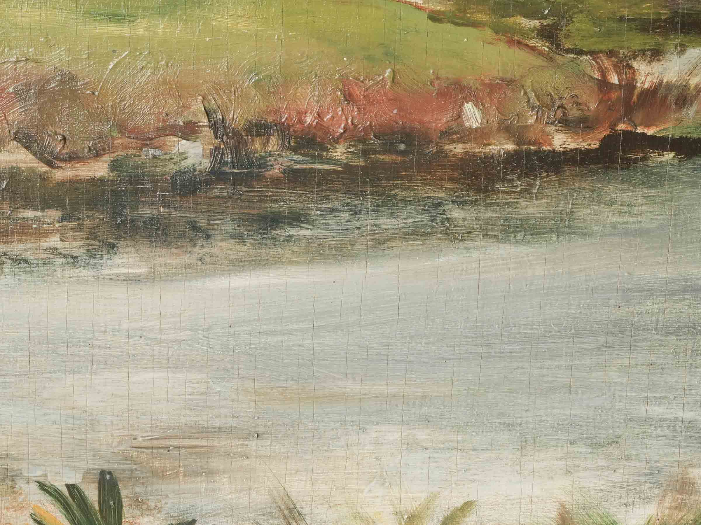 Atmospheric Belgian landscape art.