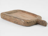 Trough-style vintage wooden cutting board