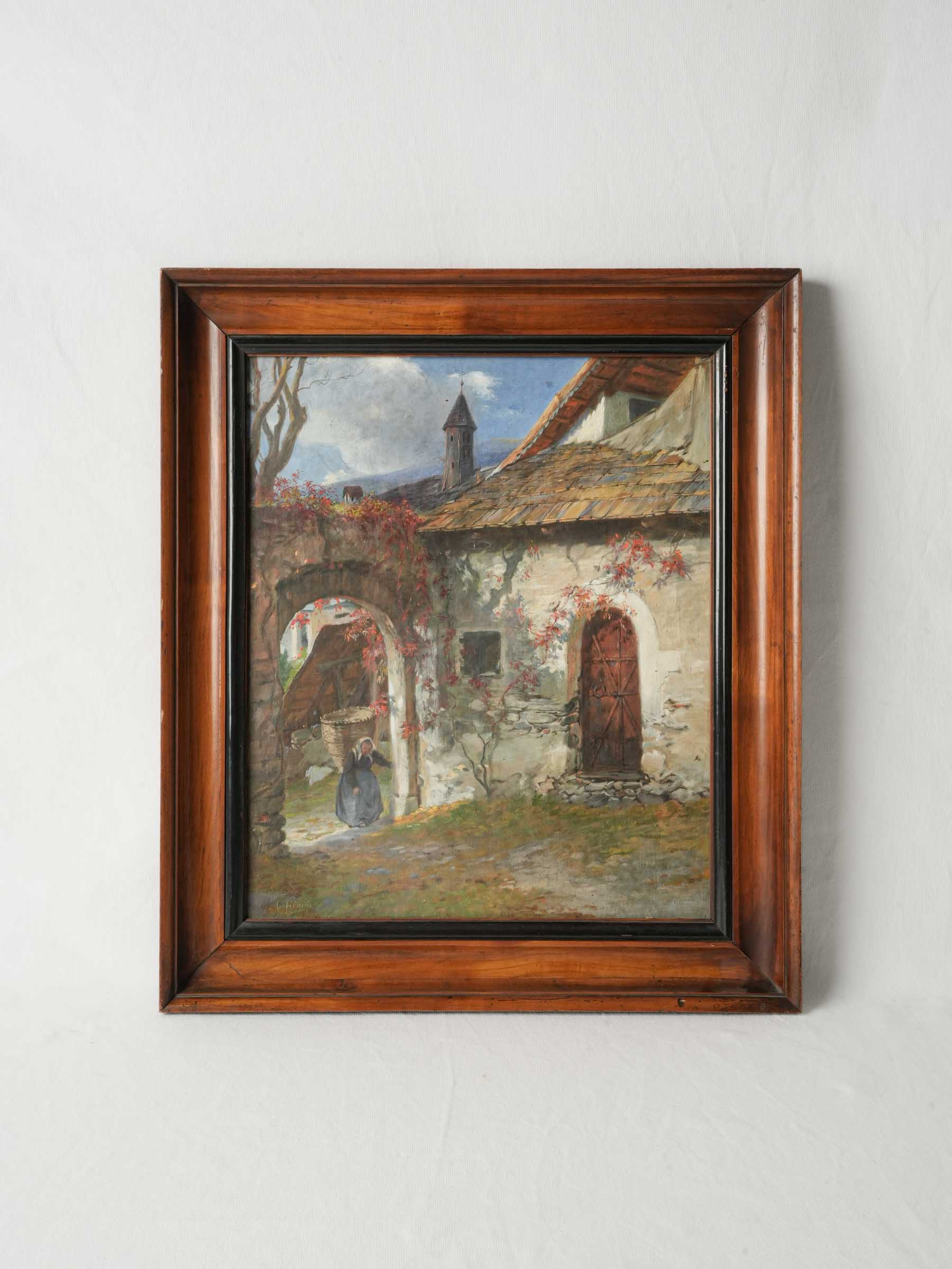 Vintage rustic painting