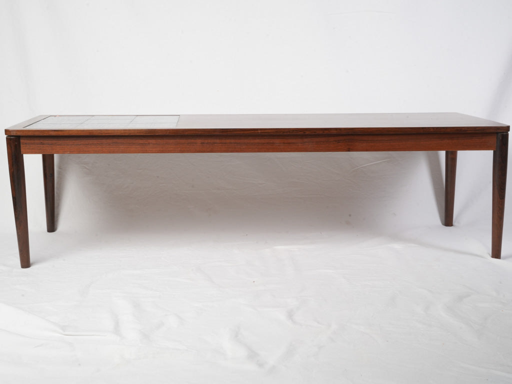 Richly figured rosewood surface table