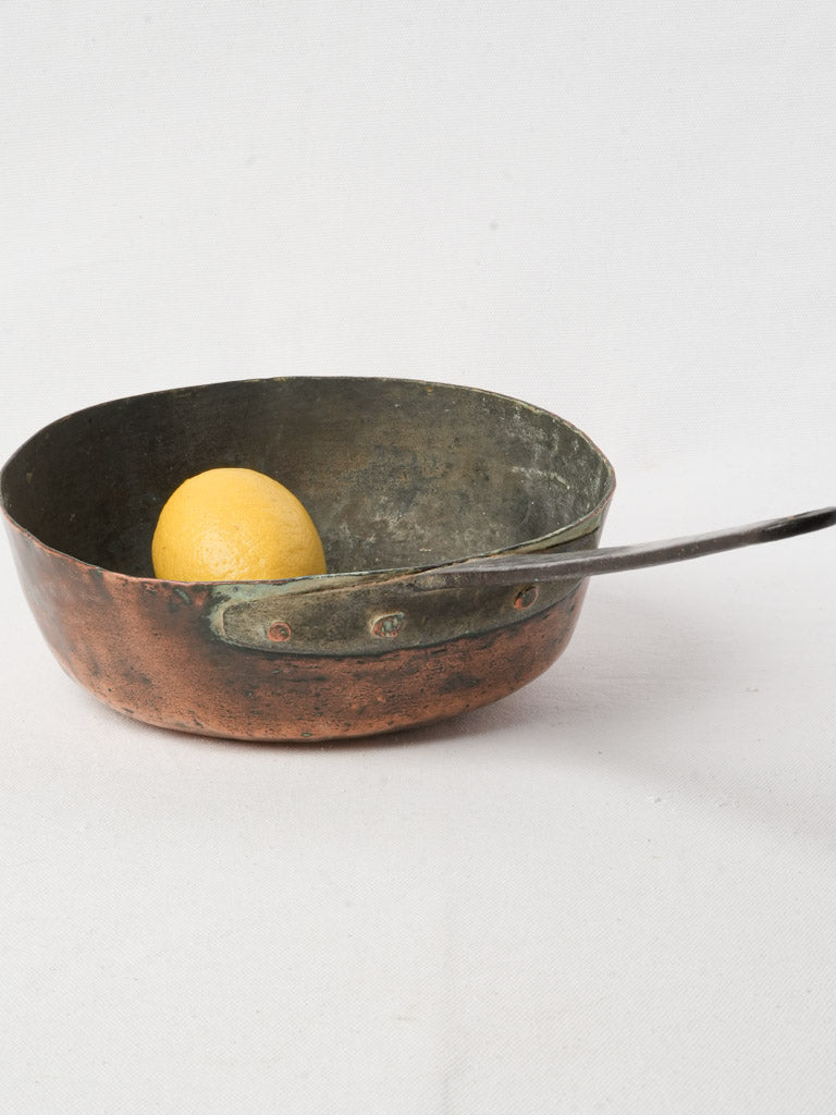 Traditional hammered copperware 