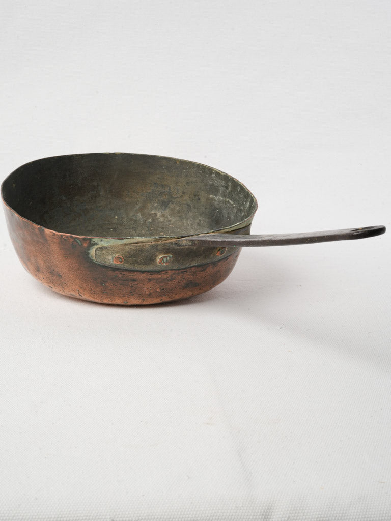 Vintage iron-handled pan