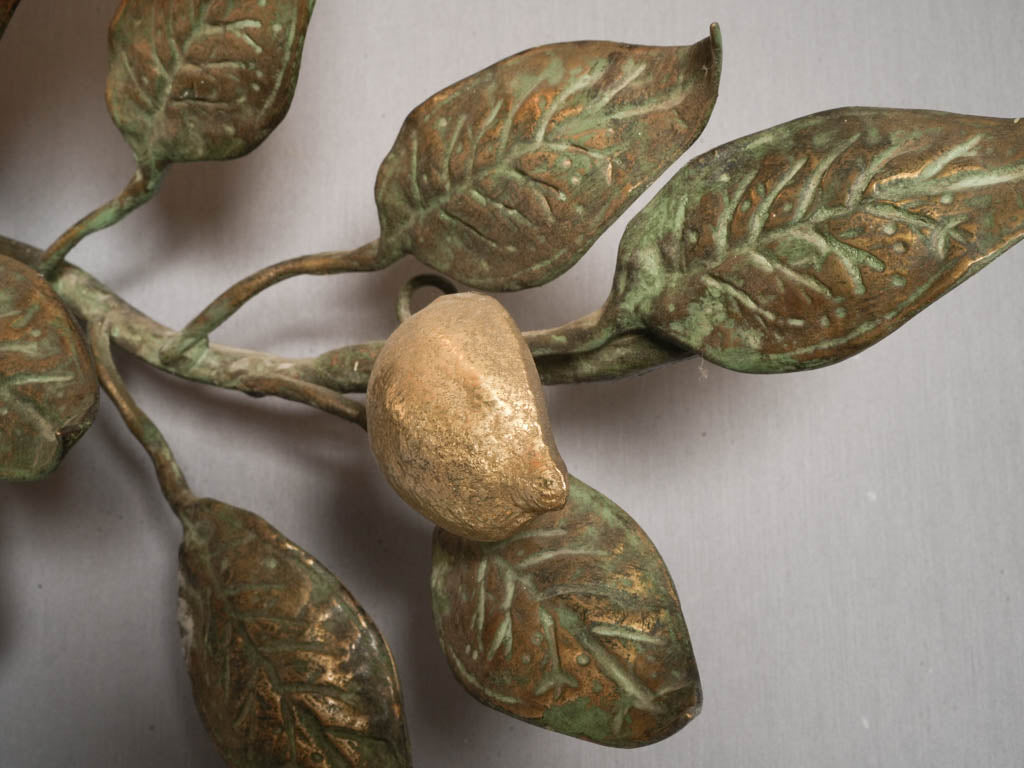 Classic botanical motif light fixture