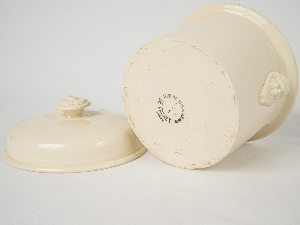 Ornamental, late-nineteenth century, butter dish