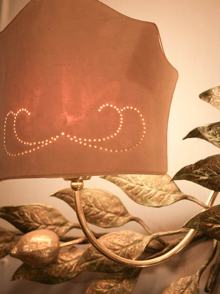 Collectible statement wall light fixture