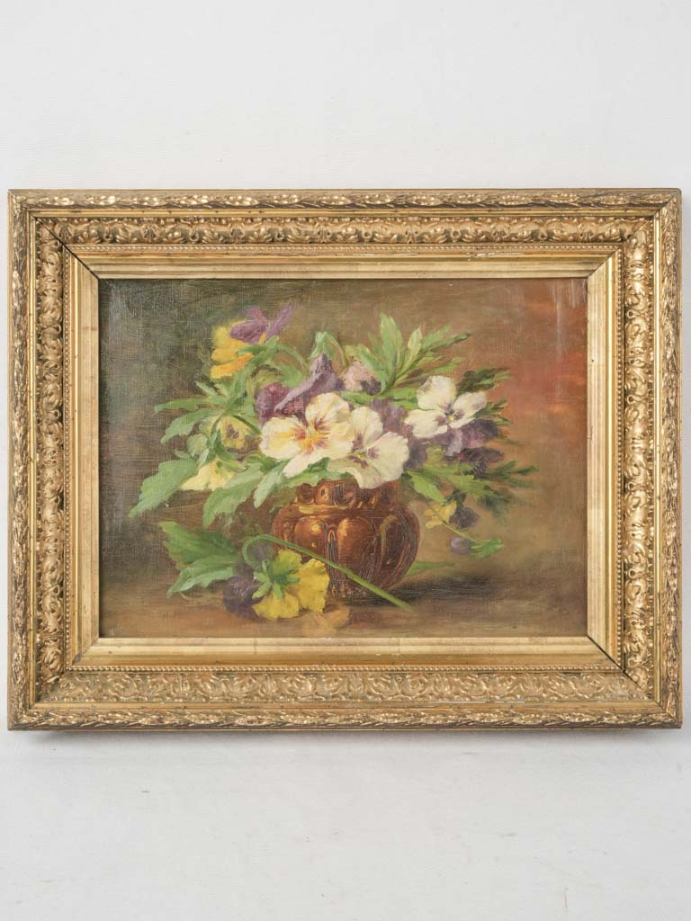 Vintage vibrant painting